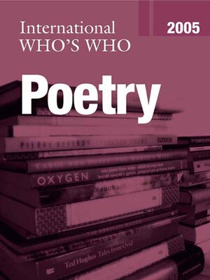 cover image of International Who's Who in Poetry 2005